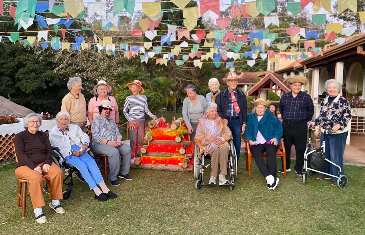 Atividade cultural no Retiro Suíço